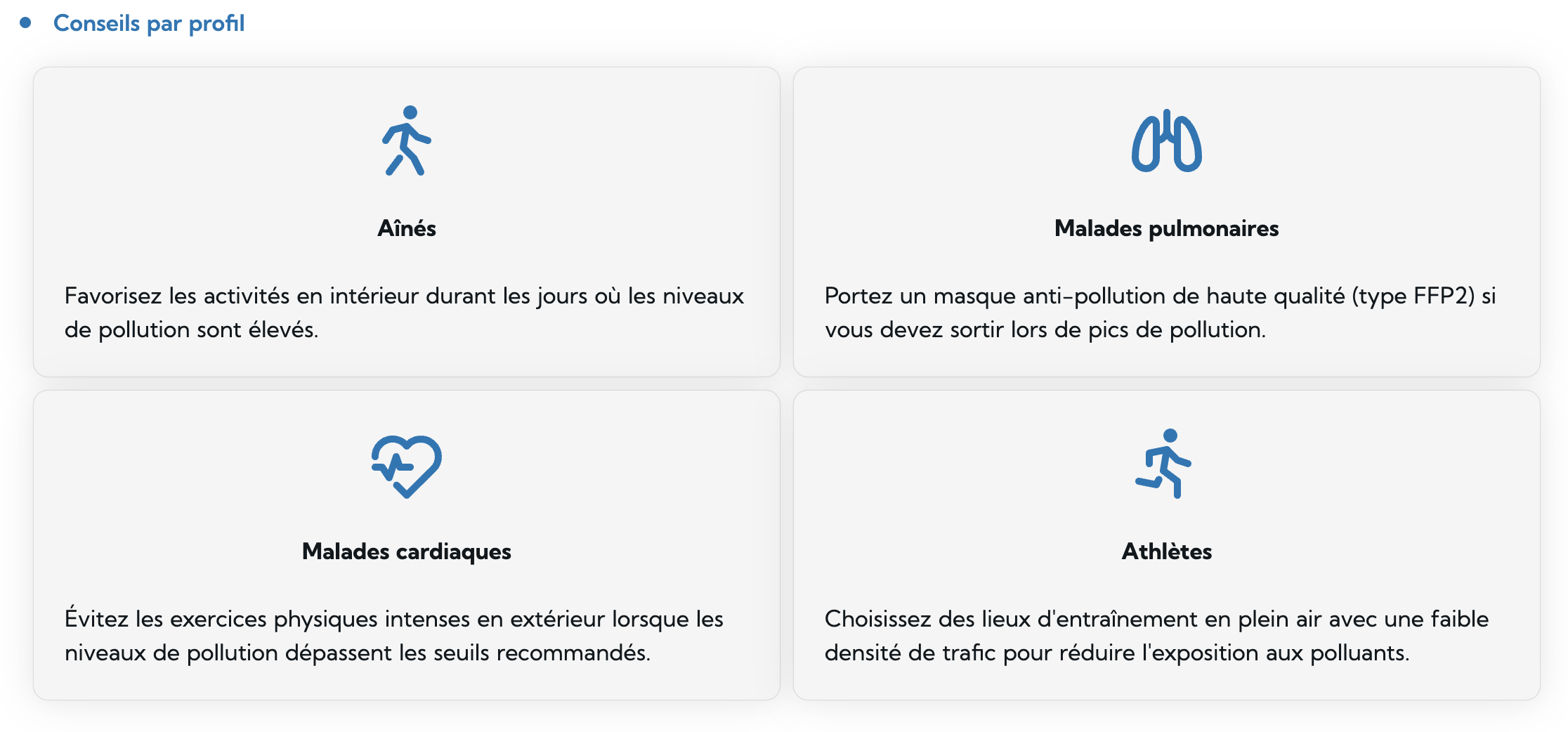 Advice and Recommendations